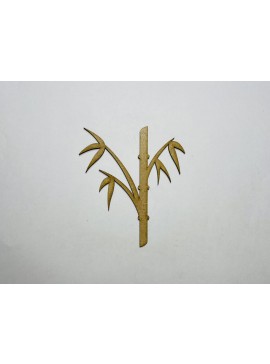 Intra απο ξύλο plywood 3mm-4mm πάχος - Ημιτελής χειροτεχνία σε σχήμα μπαμπού από ξύλο Δίασταση 30x30 cm Intraeaxys-voq208eo