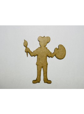 Intra απο ξύλο plywood 3mm-4mm πάχος - Καλλιτέχνης Cutout Ημιτελές Ξύλο σχήμα χειροτεχνίας Δίασταση 30x30 cm Intraeaxys-m1d6kk37