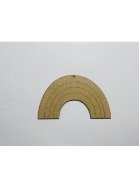 Intra απο ξύλο plywood 3mm-4mm πάχος - Κοπή ξύλου σε σχήμα ουράνιου τόξου Δίασταση 30x30 cm Intraeaxys-67wlvwm1