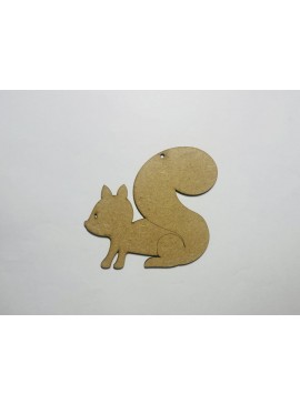 Intra απο ξύλο plywood 3mm-4mm πάχος - Wood Squirrel Cutout Squirrel Shape Unfinished Δίασταση 30x30 cm Intraeaxys-eoxlkyvo