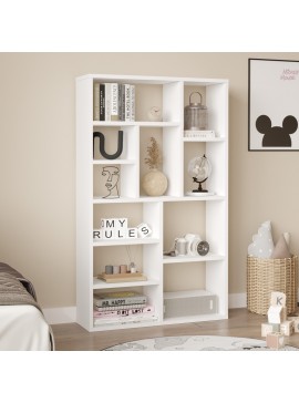 Intrahome Βιβλιοθήκη Boteca 10θέσεων Intrahome σε λευκή απόχρωση 75x22x123.6εκ | SKU: INTRAPA-287111313