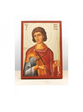 Εικόνα Ορθοδοξίας με περίγραμμα χρυσό σε ξύλο Φλαμουρίας  με  βάση Άγιος Φανούριος ο Νεοφανής, Ξύλινη Χειροποίητη Εικόνα μεΨηφιακή Εκτύπωση θρησκευτικό θέμα Ελληνικό Premium Βυζαντινού Στυλ σε τοίχο Χειροποίητη Ελληνορθόδοξη εικόνα του Ιησού Χριστού, Κρεμ