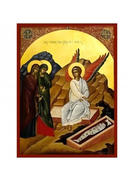 Σετ των 2 Εικόνα Ορθοδοξίας με περίγραμμα χρυσό σε ξύλο Φλαμουρίας  με  βάση Εικόνα ΙΔΕ Ο ΤΟΠΟΣ ΟΠΟΥ ΕΚΕΙΤΟ Ο ΚΥΡΙΟΣ Χειροποίητη Ελληνορθόδοξη εικόνα του Ιησού Χριστού, Κρεμαστή πλάκα βυζαντινής τέχνης, χριστιανική τέχνη Διάσταση 15x11 cm (5,9x4,3 ίντσες)