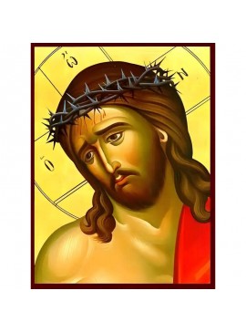 Σετ των 2 Εικόνα Ορθοδοξίας με περίγραμμα χρυσό σε ξύλο Φλαμουρίας  με  βάση Εικόνα ΝΥΜΦΙΟΣ, ΛΕΠΤΟΜΕΡΕΙΑ Χειροποίητη Ελληνορθόδοξη εικόνα του Ιησού Χριστού, Κρεμαστή πλάκα βυζαντινής τέχνης, χριστιανική τέχνη Διάσταση 15x11 cm (5,9x4,3 ίντσες)  INTRAEK-33