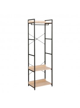 Liberta XENIA ΝΤΟΥΛΑΠΑ ΦΥΣΙΚΟ ΜΑΥΡΟ 60x40xH200cm 60x40xH200cm 18-0018