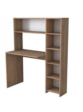 Γραφείο με βιβλιοθήκη Janson pakoworld sonoma 113x40x142εκ 182-000068