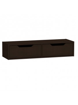 Κονσόλα-τουαλέτα Alberto pakoworld κρεμαστή wenge 100x32.5x22εκ 184-000020