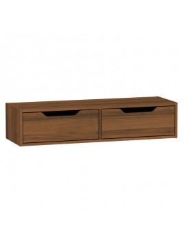Κονσόλα-τουαλέτα Alberto pakoworld κρεμαστή καρυδί 100x32.5x22εκ 184-000025