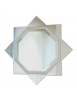 Καθρέφτης Τοίχου με Σχέδια 131x131cm R-XGJ031