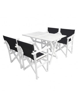 Bluimis ΣΕΤ ΤΡΑΠΕΖΑΡΙΑ ΚΗΠΟΥ ΟΞΙΑΣ 5247 G + 5254 G ΜΑΥΡΟ BL-200-39-008