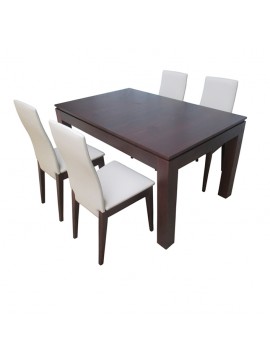 Bluimis ΣΕΤ ΤΡΑΠΕΖΑΡΙΑ TAYLOR 1019 IN + JASMINE 1026 IN WALNUT/ECRU BL-400-11-014