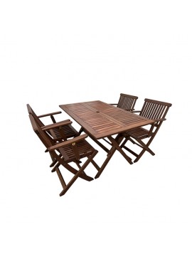 Bluimis ΣΕΤ ΤΡΑΠΕΖΑΡΙΑ ΚΗΠΟΥ MERANTI 5272 G + 5289 G BL-200-48-011