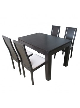 Bluimis ΣΕΤ ΤΡΑΠΕΖΑΡΙΑ MEGAN 1017 IN + JASMINE 1025 IN WENGE BL-400-11-009