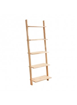 Βιβλιοθήκη Fealor pakoworld φυσικό ξύλο πεύκου 42x20x148εκ 197-000233