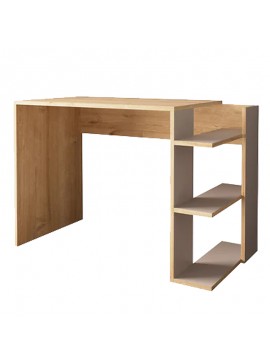 Γραφείο εργασίας Toska pakoworld σε oak- sandstone απόχρωση 114x56x76εκ
