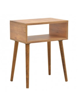 Κομοδίνο Hank pakoworld σε φυσική απόχρωση 45x30x60εκ