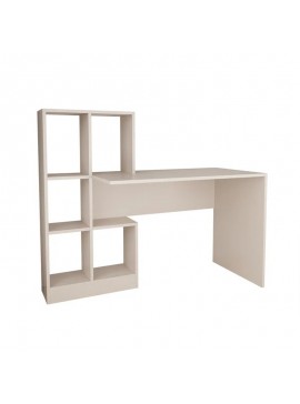 Intrahome Γραφείο εργασίας με βιβλιοθήκη Dustin Intrahome σε απόχρωση ανοιχτό γκρι 118x56x112εκ | SKU: INTRAPA-208111419