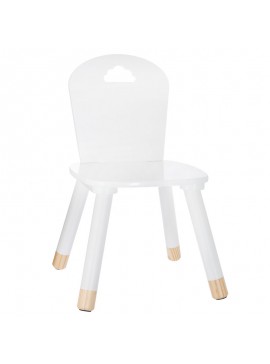Παιδική καρέκλα Playful pakoworld λευκό 32x31.5x50εκ