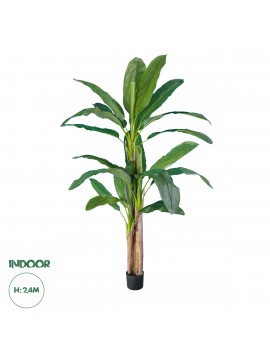 20018 GloboStar®  Artificial Garden BANANA TREE 20018 - Τεχνητό Διακοσμητικό Φυτό Μπανανιά - Μπανανόδεντρο Υ240cm