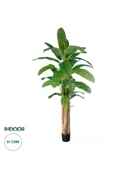 20019 GloboStar®  Artificial Garden BANANA TREE 20019 - Τεχνητό Διακοσμητικό Φυτό Μπανανιά - Μπανανόδεντρο Υ280cm