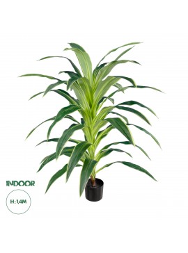 20020 GloboStar®  Artificial Garden BRAZILIAN IRON 20020 - Τεχνητό Διακοσμητικό Φυτό Αρωματική Δράκαινα Υ140cm