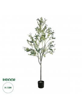 20054 GloboStar®  Artificial Garden OLIVE TREE 20054 Τεχνητό Διακοσμητικό Φυτό Ελιά Υ180cm