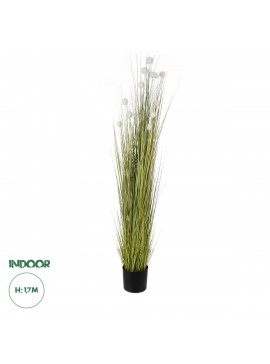 20074 GloboStar®  Artificial Garden ERIOPHORUM ANGUSTIFOLIUM COTTON GRASS 20074 Τεχνητό Διακοσμητικό Φυτό Γρασίδι του Βαμβακιού Υ170cm
