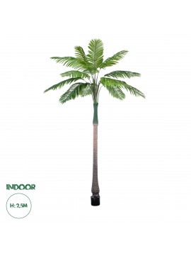 20088 GloboStar®  Artificial Garden COCONUT PALM TREE 20088 Τεχνητό Διακοσμητικό Φυτό Φοινικόδεντρο Κοκοφοίνικας Υ250cm
