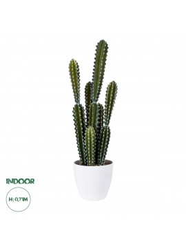 20095 GloboStar®  Artificial Garden CEREUS JAMACARU CACTUS 20095 Τεχνητό Διακοσμητικό Φυτό Κάκτος Κηρίος Υ71cm