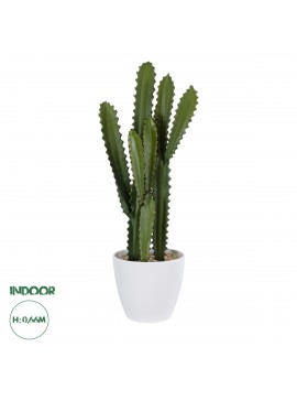 20099 GloboStar®  Artificial Garden CEREUS JAMACARU CACTUS 20099 Τεχνητό Διακοσμητικό Φυτό Κάκτος Κηρίος Υ66cm