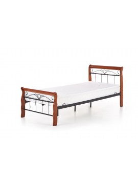 VERONICA bed 90 cm color: ant. cherry/black DIOMMI V-CH-VERONICA_90CM-LOZ DIOMMI-60-21948