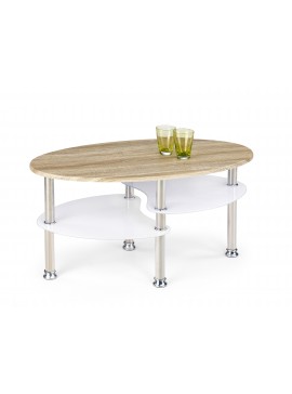 MEDEA coffee table color: sonoma oak/extra white DIOMMI V-CH-MEDEA-LAW DIOMMI-60-21507