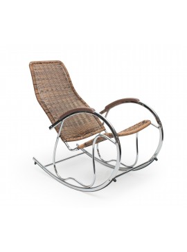 BEN rocking chair color: brown mix DIOMMI V-CH-BEN-FOT_BUJANY-BRĄZ_MIX DIOMMI-60-20427