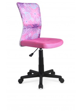 DINGO chair color: pink with decorations DIOMMI V-CH-DINGO-FOT-RÓŻOWY DIOMMI60-20605