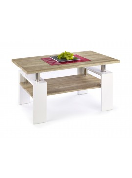 DIANA H MDF coffee table color: sonoma oak/white DIOMMI V-CH-DIANA_H_MDF-LAW-SONOMA DIOMMI-60-20586