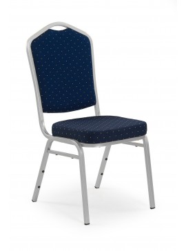 K66 S chair color: blue, silver frame DIOMMI V-CH-K/66S-KR-NIEBIESKI DIOMMI-60-21373