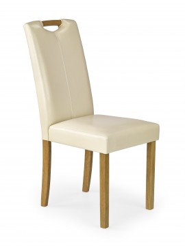 CARO chair, color: beech / cream DIOMMI V-CH-CARO-KR-KREMOWY DIOMMI-60-20488