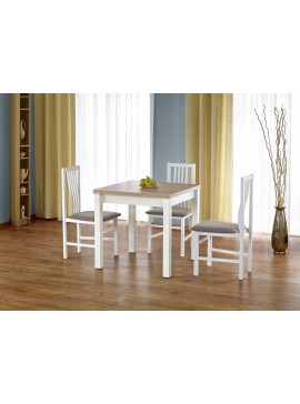 GRACJAN table color: sonoma oak / white DIOMMI V-PL-GRACJAN-ST-SONOMA/BIAŁY DIOMMI60-22216