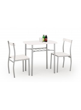 LANCE table + 2 chairs color: white DIOMMI V-CH-LANCE-ZESTAW-BIAŁY DIOMMI60-21415