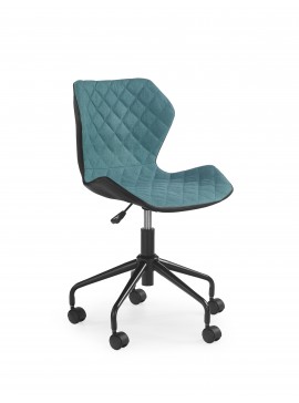 MATRIX children chair, color: black / turquoise DIOMMI V-CH-MATRIX-FOT-TURKUSOWY DIOMMI60-21499