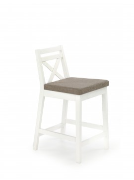 BORYS LOW bar stool, color: white / INARI 23 DIOMMI V-PL-N-BORYS_LOW-BIAŁY-INARI23 DIOMMI60-22496
