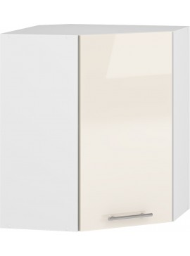 VENTO GN-60/72 corner top cabinet, color: white / beige DIOMMI V-UA-VENTO-GN-60/72-BEŻOWY DIOMMI-60-22927