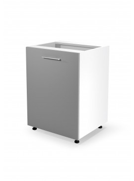 VENTO D-60/82 lower cabinet, color: white / light grey DIOMMI V-UA-VENTO-D-60/82-J.POPIEL DIOMMI-60-22819