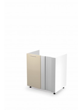 VENTO DK-80/82 corner sink cabinet, color: white / beige DIOMMI V-UA-VENTO-DKN-100/82-BEŻOWY DIOMMI-60-22836
