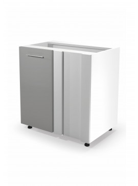 VENTO DN-100/82 corner lower cabinet, color: white / light grey DIOMMI V-UA-VENTO-DN-100/82-J.POPIEL DIOMMI-60-22859
