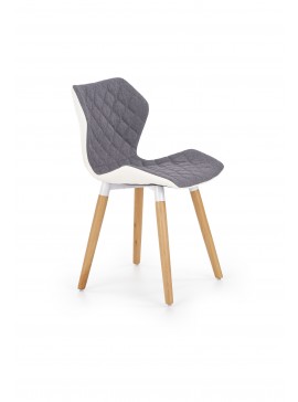 K277 chair, color: grey / white DIOMMI V-CH-K/277-KR-POPIEL DIOMMI-60-20983