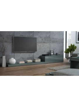 LIFE TV Stand grey/grey gloss DIOMMI CAMA-LIFE-RTV-SZARY/SZARY DIOMMI-60-19727