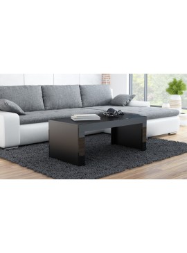 coffe table TESS black/black lath DIOMMI CAMA-TESS-CZARNY/CZARNA LISTWA DIOMMI-60-20044