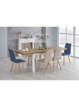 TIAGO extension table lancelot oak DIOMMI V-PL-TIAGO-ST-LANCELOT/BIAŁY DIOMMI-60-22729