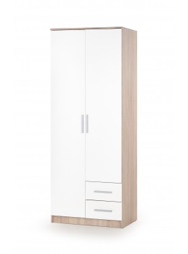 LIMA S-2, color: white / sonoma oak DIOMMI V-PL-LIMA-S2-BIAŁY/SONOMA DIOMMI-60-22312